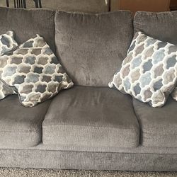 gray sofa