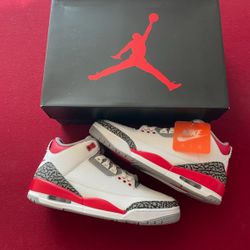 Jordan 3 fire red