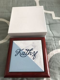 Oak Keepsake Box “Kathy” w/Gift Box