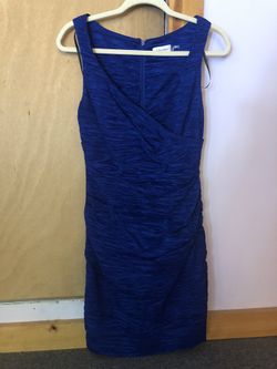 Calvin Klein Ruched Dress/New