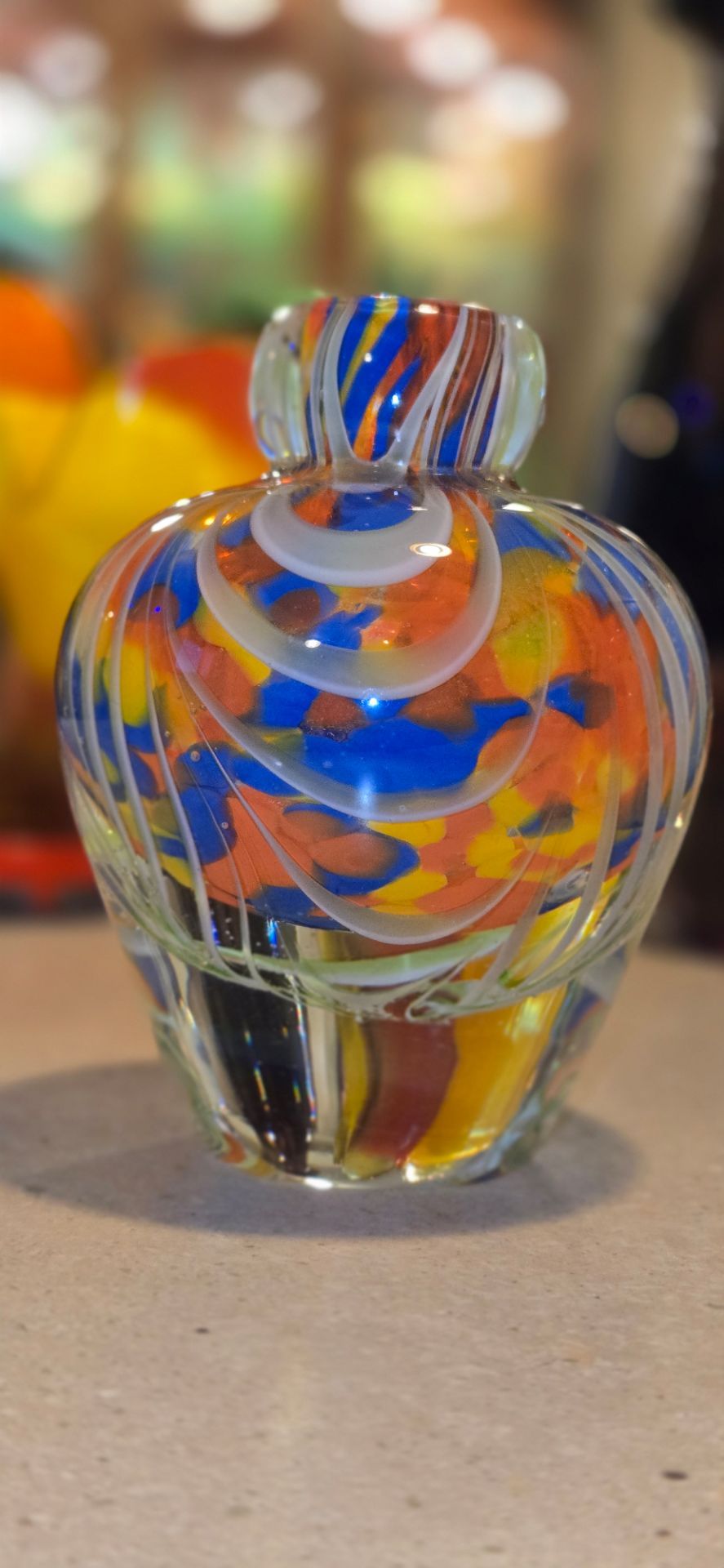 Murano Art Glass Vase – Attributed to Luigi Onesto