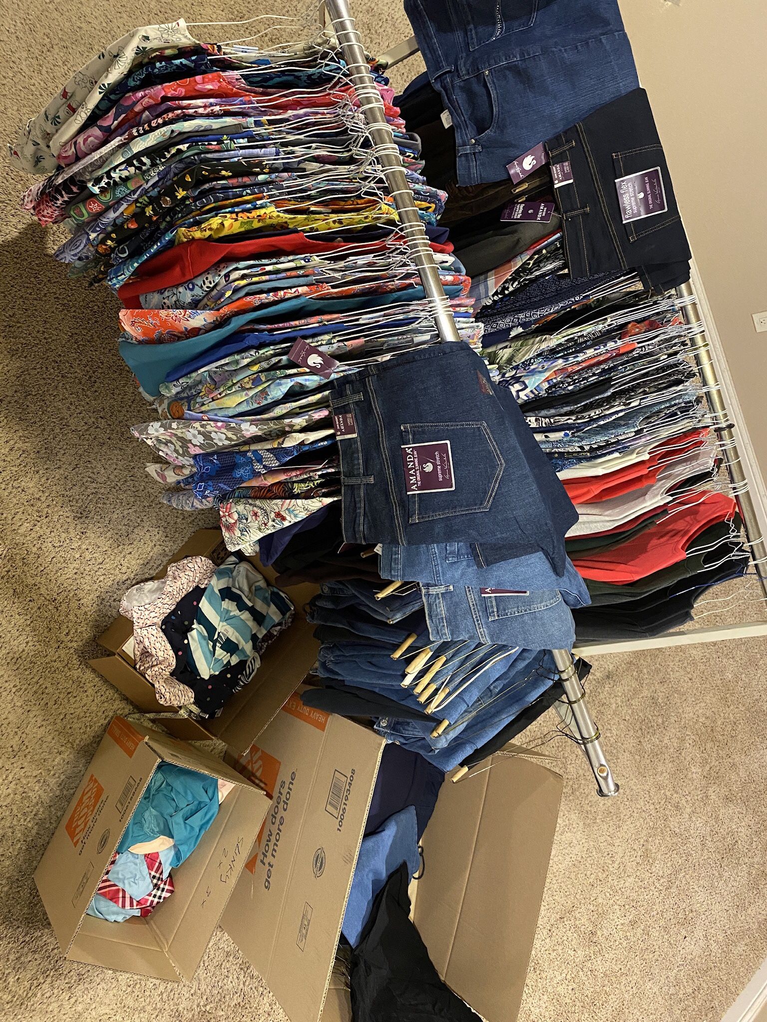 Size 3x Scrubs, Cato Tees, Jeans, And Fancies— Pick 10 Pieces For $20At Cedar Hill/ South Dallas