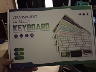 Transparent Wireless Keyboard