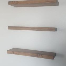 Real Wood Floating Shelves 24" 