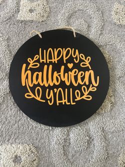 Halloween Chalkboard Sign