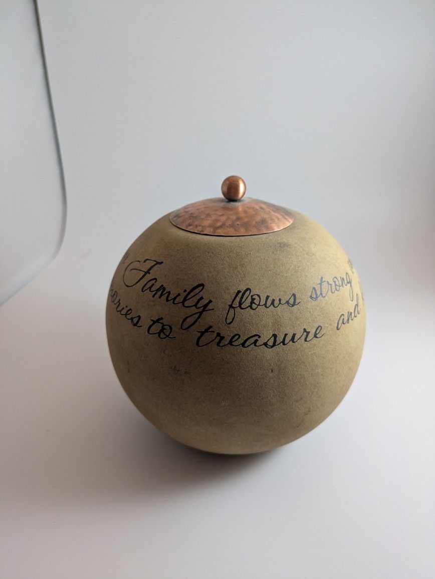 Tea light Candle Holder With Message