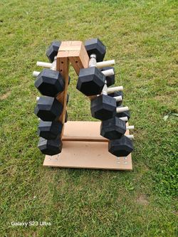 Dumbells Weights With Rack