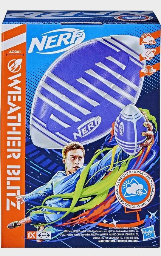 NERF Weather Blitz Foam Football