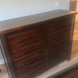 Ashley Furniture 8-Drawer Dresser Wood Finish 