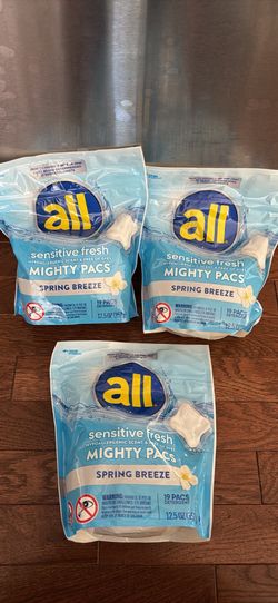 All sensitive fresh pacs all for $10 (3 packs)