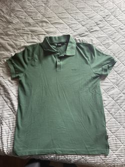 Green Hugo Boss Polo