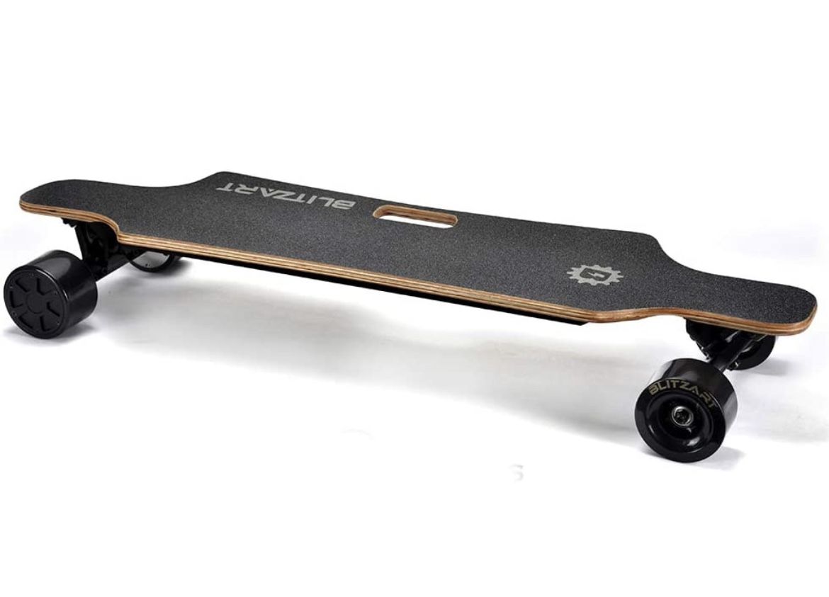 BLITZART Huracane 38" Dual Brushless Hub-Motor Electric Skateboard Longboard 3.3" PU Wheels