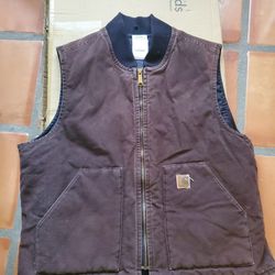 Carhartt brown work vest XL