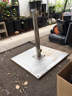 Large umbrella weight. Holder