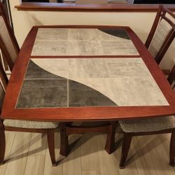 Custom Solid Cherry Wood Dining Table