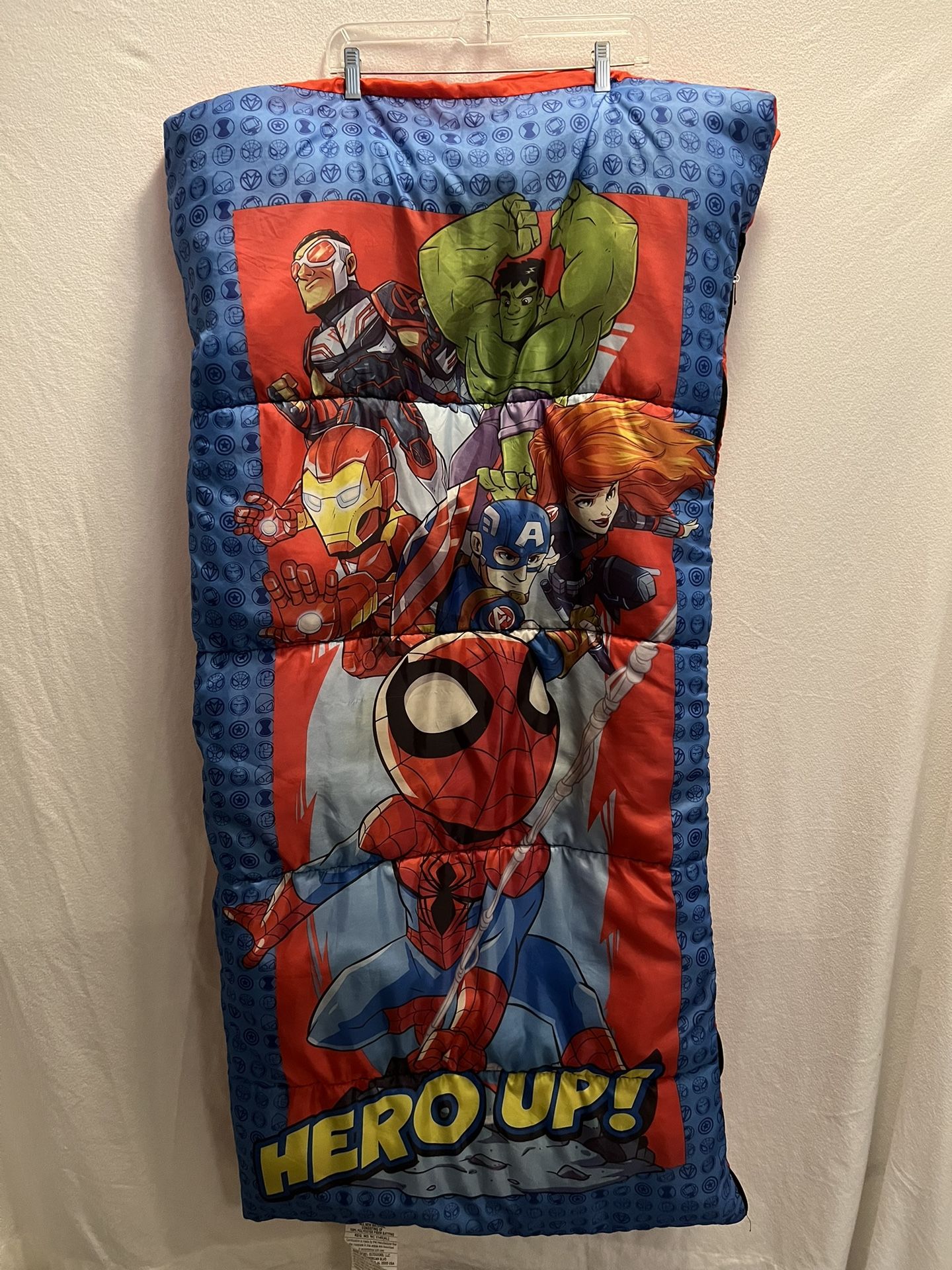 Hero Up Marvel Super Hero Sleeping Bag