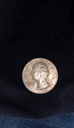 1965 Rare Washington No Mint Mark quarter