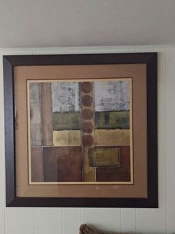 Framed Abstract Wall Art Print