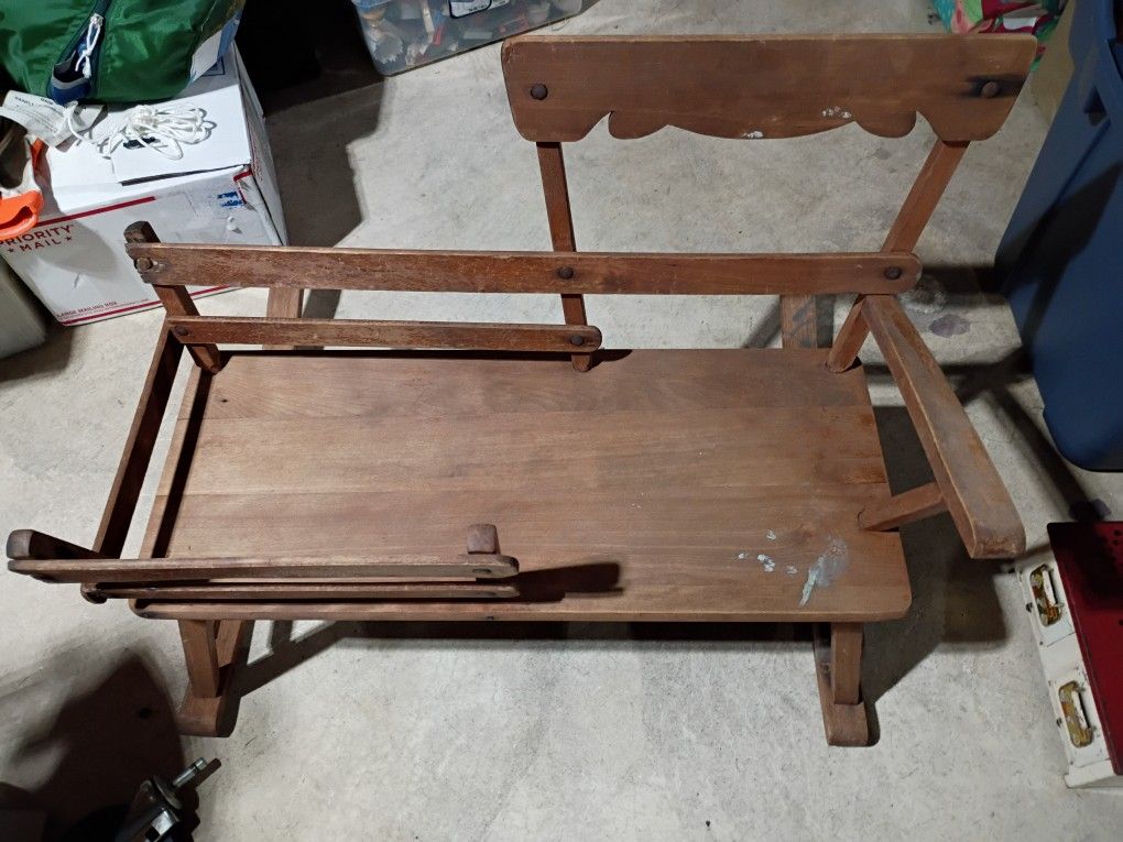 Vintage Double Doll Rocker