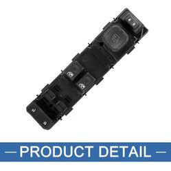 A ABSOPRO Front Left Drive Side Car Power Window Switch 1 10398567 Lift Button Panel Master Control Switch for GMC Sierra 1500 Classic 2007
