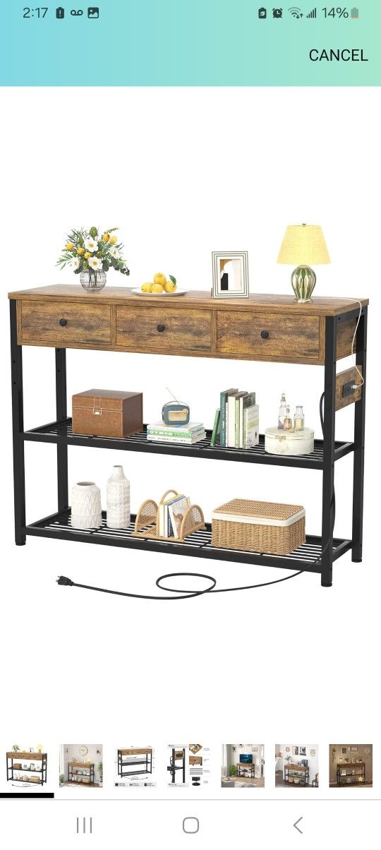 47in Console Table $100