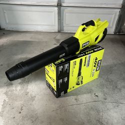 New RYOBI 40V HP Brushless Whisper Series 160 MPH 650 CFM Cordless Battery Leaf Blower (Tool Only)