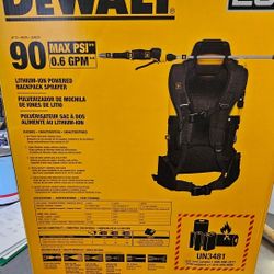 DEWALT
Lithium-Ion Powered Battery Backpack Sprayer
