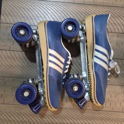 Vintage Adidas Adult Size 12 Speed Roller Skates Excellent Condition