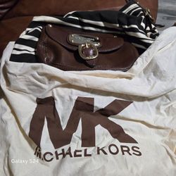 Michael Kors Brown Leather Handbag
