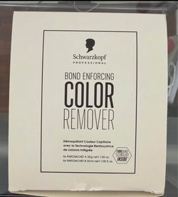 New/ open box Schwarzkopf Professional Bond Enforcing Color Remover 5x