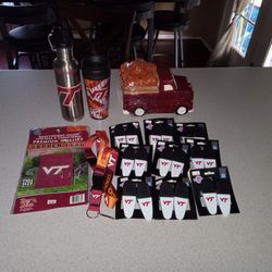Virginia Tech Bundle All New, Just Add Folding Lawn Chair