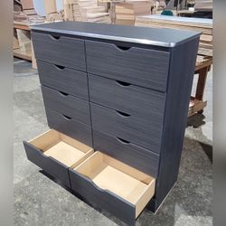 Ten drawers dresser with rails / 10 drawers dresser with rails