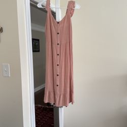 Pink Long Dress Size Medium