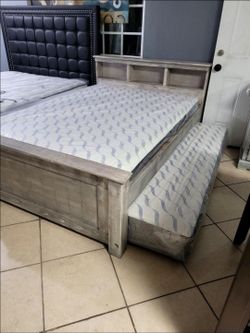 NEW  TWIN OVER TWIN BED FRAME AND MATTRESS