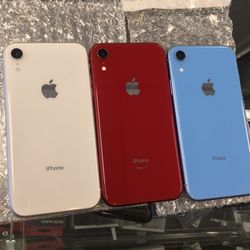 iPhone XR 64GB AT&T , Cricket H20 and Net 10 $389 each