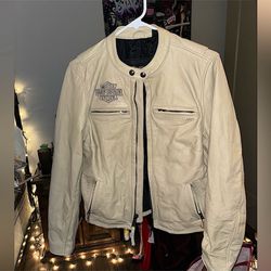 vintage leather harley davidson jacket