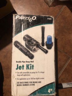 double pipe Deep Well Jet Kit