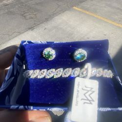 Bracelet N Earrings Set 
