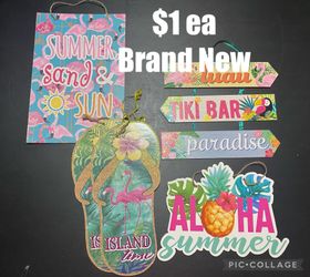 Summer  Wreath Signs 