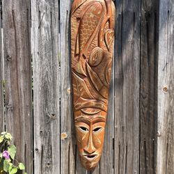 Pacific Islander spirit board mask