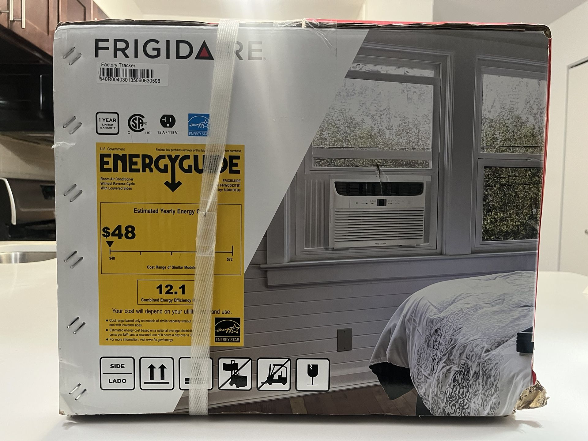 Brand New Still In Box 6,000 BTU Window Air Conditioner
