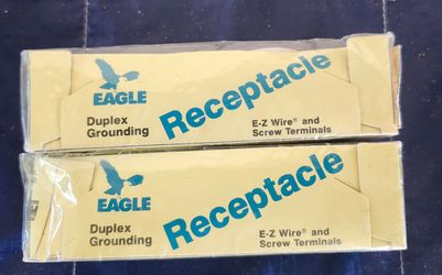 EAGLE DUPLEX  GROUNDING  RECEPTACLES