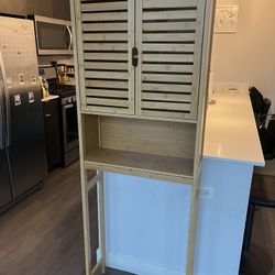 Bamboo Bathroom Storage Cabinet/Organizer/Shelf