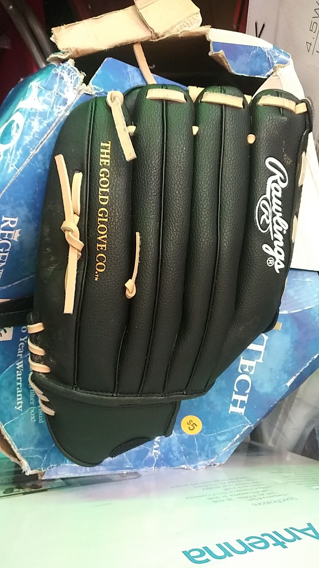 Rawlings leather gold glove baseball
