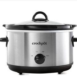 Crockpot 4.5 Qt Stainless steal Slow Cooker