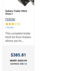 Subaru Crosstrek Hitch 