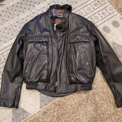 Firstgear Leather Motorcycle Jacket