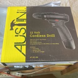 12 Volt Cordless Drill