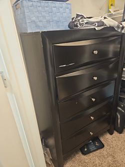 Black dresser