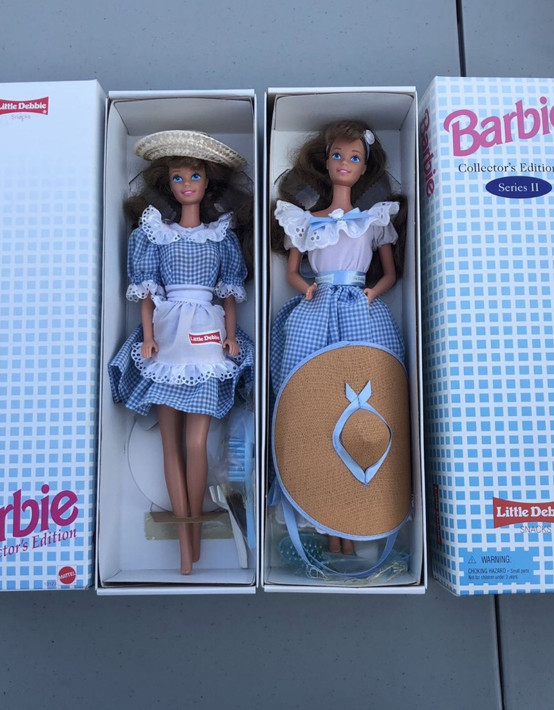 Vintage Barbie Little Debbie exclusive 1992 and 1995 Series 1 & 2 dolls.